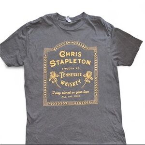 Men's Gray Graphic Tee - Tennessee Whiskey Design